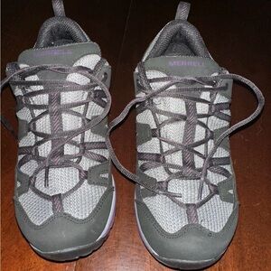 Merrell Charcoal and Lavender Trail Shoes